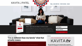 What Kavitajpatel.com website looked like in 2018 (5 years ago)