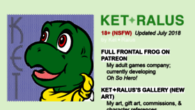 What Ket-ralus.com website looked like in 2018 (5 years ago)