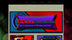 What Kidabra.org website looked like in 2018 (5 years ago)