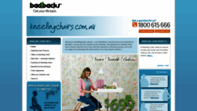 What Kneelingchairs.com.au website looked like in 2018 (5 years ago)