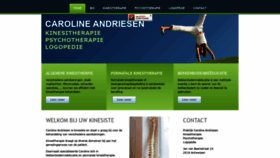 What Kinesist-antwerpen.be website looked like in 2018 (5 years ago)