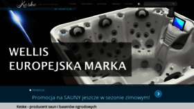 What Keske.pl website looked like in 2018 (5 years ago)