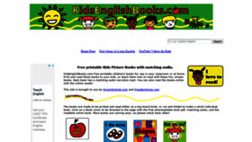 What Kidsenglishbooks.com website looked like in 2018 (5 years ago)