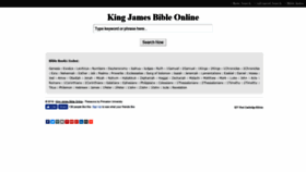 What Kingjamesbibleonline.com website looked like in 2018 (5 years ago)