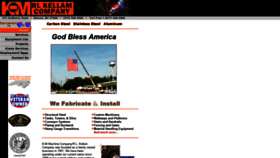 What Kmmachineco.com website looked like in 2018 (5 years ago)