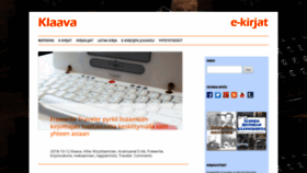 What Klaava.fi website looked like in 2018 (5 years ago)