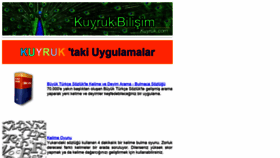 What Kuyruk.com website looked like in 2018 (5 years ago)