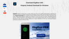What Kingrootdownload.com website looked like in 2018 (5 years ago)