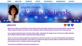 What Karenrichards.com.au website looked like in 2018 (5 years ago)
