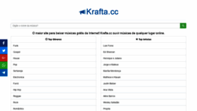 What Krafta.cc website looked like in 2018 (5 years ago)
