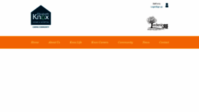 What Knox.co.nz website looked like in 2018 (5 years ago)