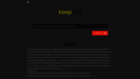 What Keepvid.ws website looked like in 2018 (5 years ago)