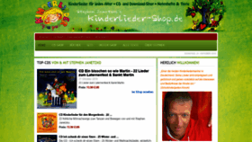 What Kinderliederhits.de website looked like in 2018 (5 years ago)