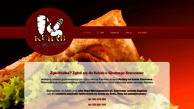 What Kebabuglodnego.pl website looked like in 2018 (5 years ago)
