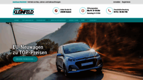 What Kleinfeld-selent.de website looked like in 2018 (5 years ago)