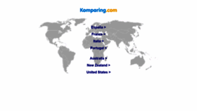 What Komparing.com website looked like in 2018 (5 years ago)