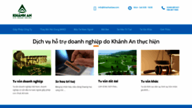 What Khanhanlaw.com website looked like in 2018 (5 years ago)