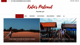 What Katiespostcard.com website looked like in 2018 (6 years ago)