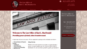 What Klmlawoffice.com website looked like in 2018 (5 years ago)