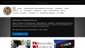 What Kleeblatt-rheine.de website looked like in 2018 (5 years ago)