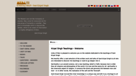 What Kirpalsingh-teachings.org website looked like in 2018 (5 years ago)