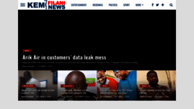 What Kemifilani.com website looked like in 2018 (5 years ago)