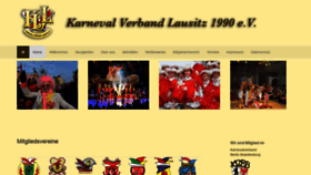 What Karneval-lausitz.de website looked like in 2018 (5 years ago)