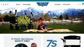 What Keenz.us website looked like in 2018 (6 years ago)