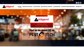 What Killgerm.com website looked like in 2018 (5 years ago)