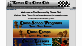 What Kansascitychessclub.com website looked like in 2018 (5 years ago)