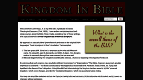 What Kingdominbible.com website looked like in 2018 (5 years ago)