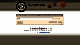What Kostnica.eu website looked like in 2018 (5 years ago)