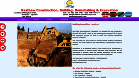 What Kasthew-construction.com website looked like in 2018 (5 years ago)