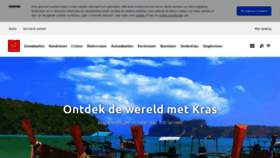What Krasreizen.nl website looked like in 2018 (5 years ago)