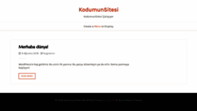 What Kodumunsitesi.com website looked like in 2018 (5 years ago)