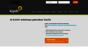 What Kiyoh.nl website looked like in 2018 (5 years ago)
