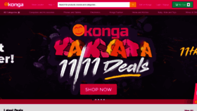 What Konga.com website looked like in 2018 (5 years ago)