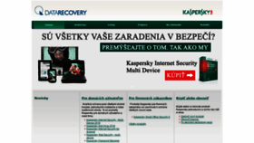 What Kaspersky-antivirus.sk website looked like in 2018 (5 years ago)