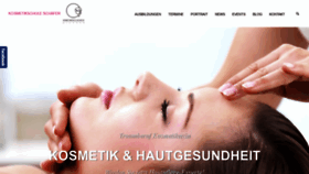 What Kosmetikschule-schaefer.de website looked like in 2018 (5 years ago)