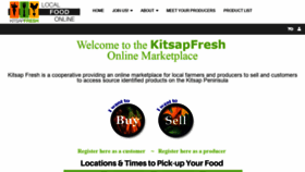 What Kitsapfresh.localfoodmarketplace.com website looked like in 2018 (5 years ago)