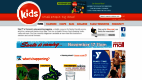 What Kidsvt.com website looked like in 2018 (5 years ago)