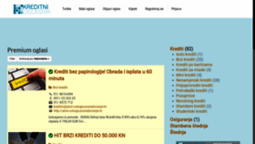 What Kreditni-oglasnik.com website looked like in 2018 (5 years ago)