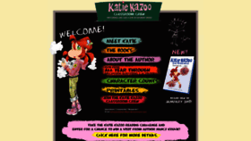 What Katiekazoo.com website looked like in 2018 (5 years ago)