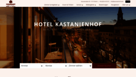 What Kastanienhof.berlin website looked like in 2018 (5 years ago)