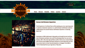 What Kscraftbrewfest.com website looked like in 2018 (5 years ago)