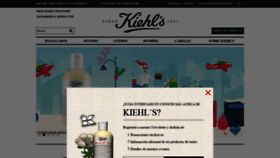 What Kiehls.cl website looked like in 2018 (5 years ago)