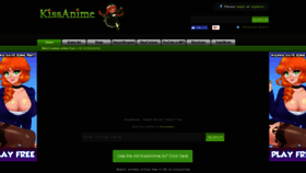 What Kissanime.ac website looked like in 2018 (5 years ago)