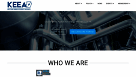 What Keealliance.org website looked like in 2018 (7 years ago)