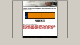 What Kentekenservice.nl website looked like in 2018 (5 years ago)