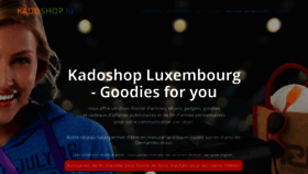 What Kadoshop.lu website looked like in 2018 (5 years ago)